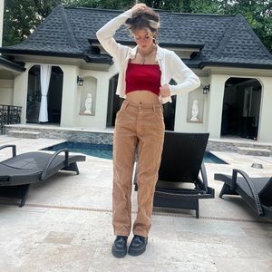 White SHEIN Button Up Collared Cardigan